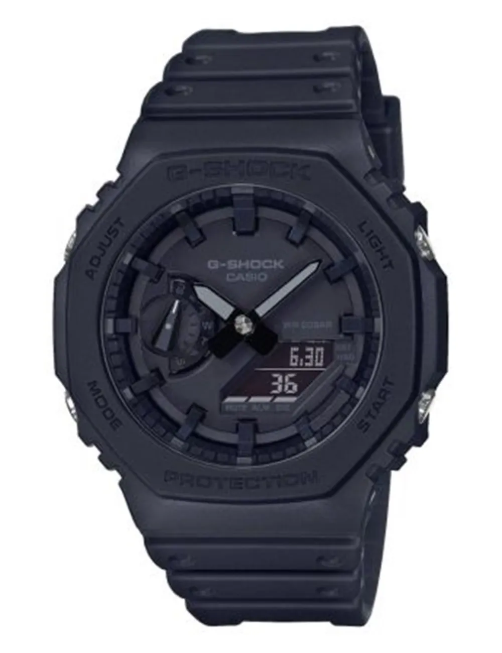 New G-Shock GA-2100-1A1ER Anadigi Ur, , 46 mm Ure