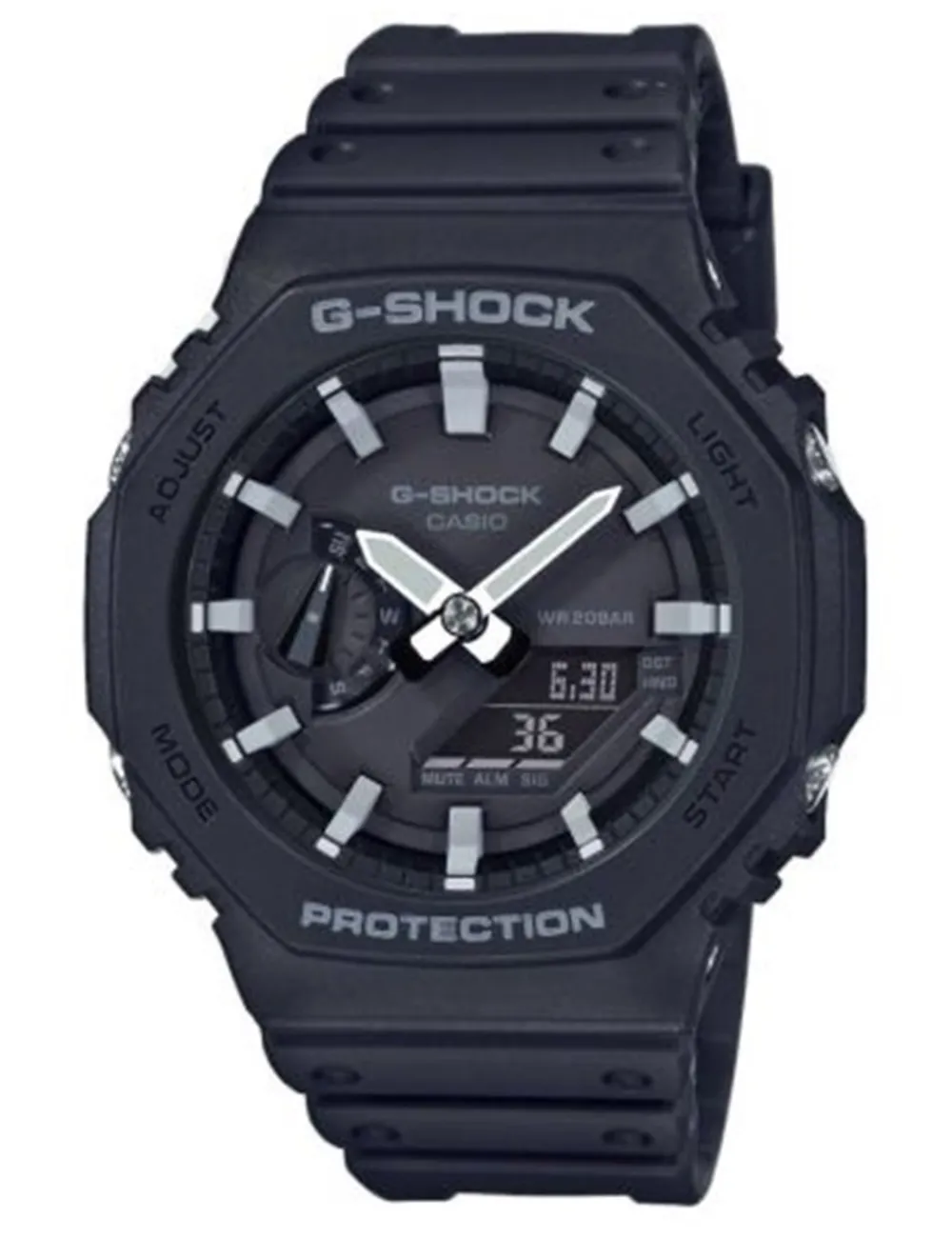 New G-Shock GA-2100-1AER Anadigi Ur, , 46 mm Ure