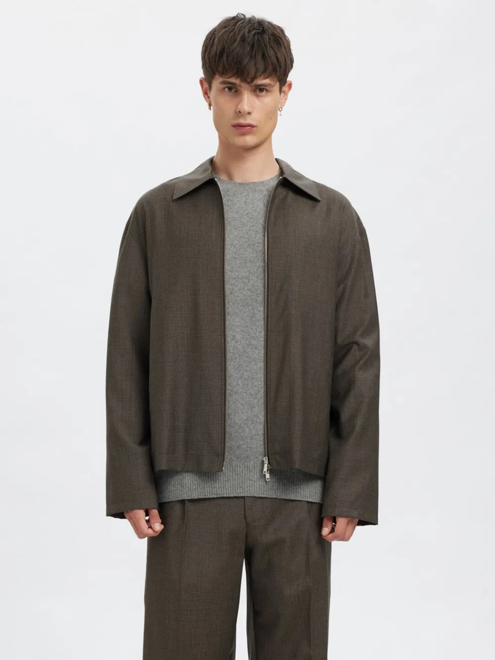 Annarr Hagen 254 Wool Overshirt, , XL- Overshirts