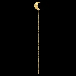 Jane Kønig Half Moon Chain Ørering,-Dame Øreringe