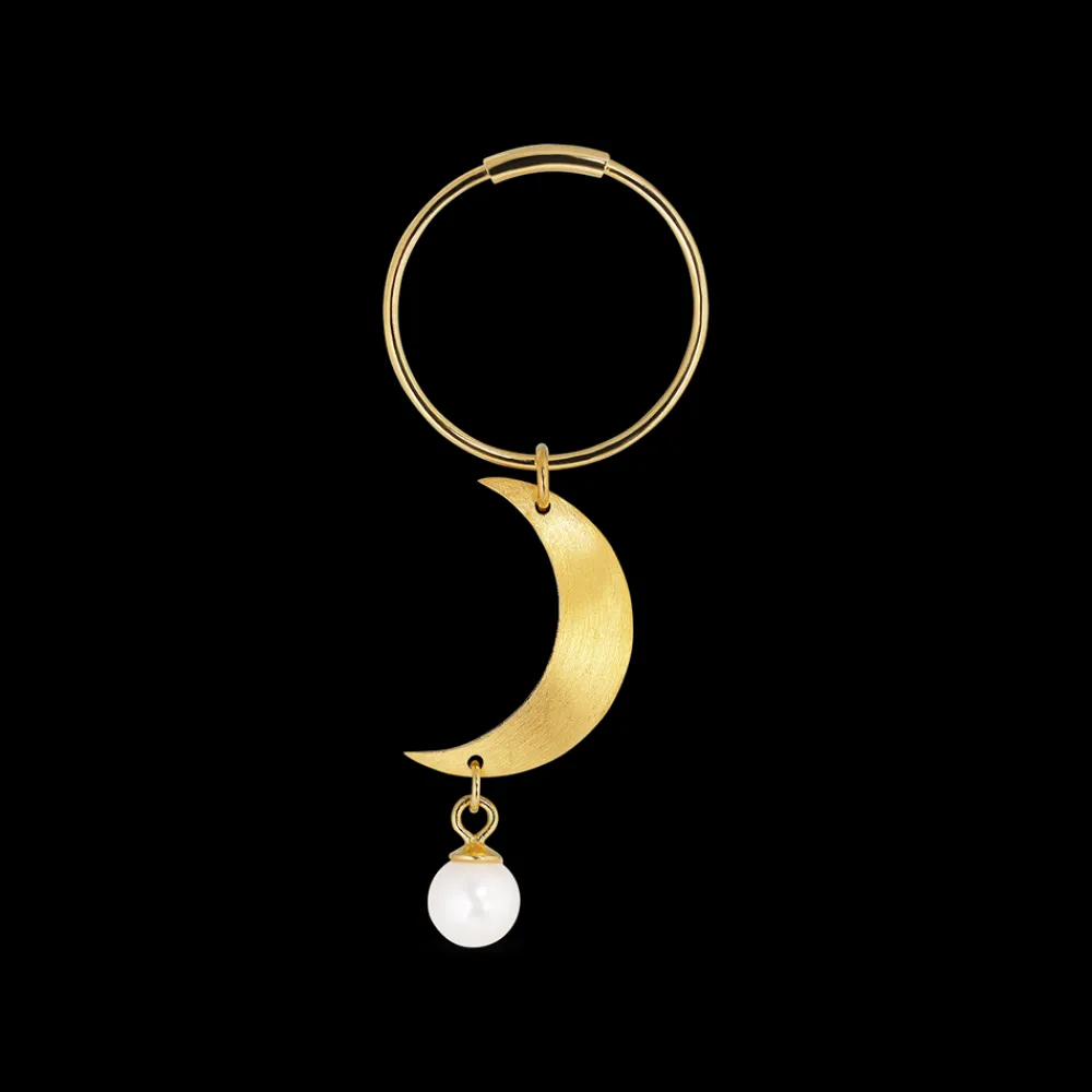 Jane Kønig Half Moon Creole Ørering,-Dame Øreringe