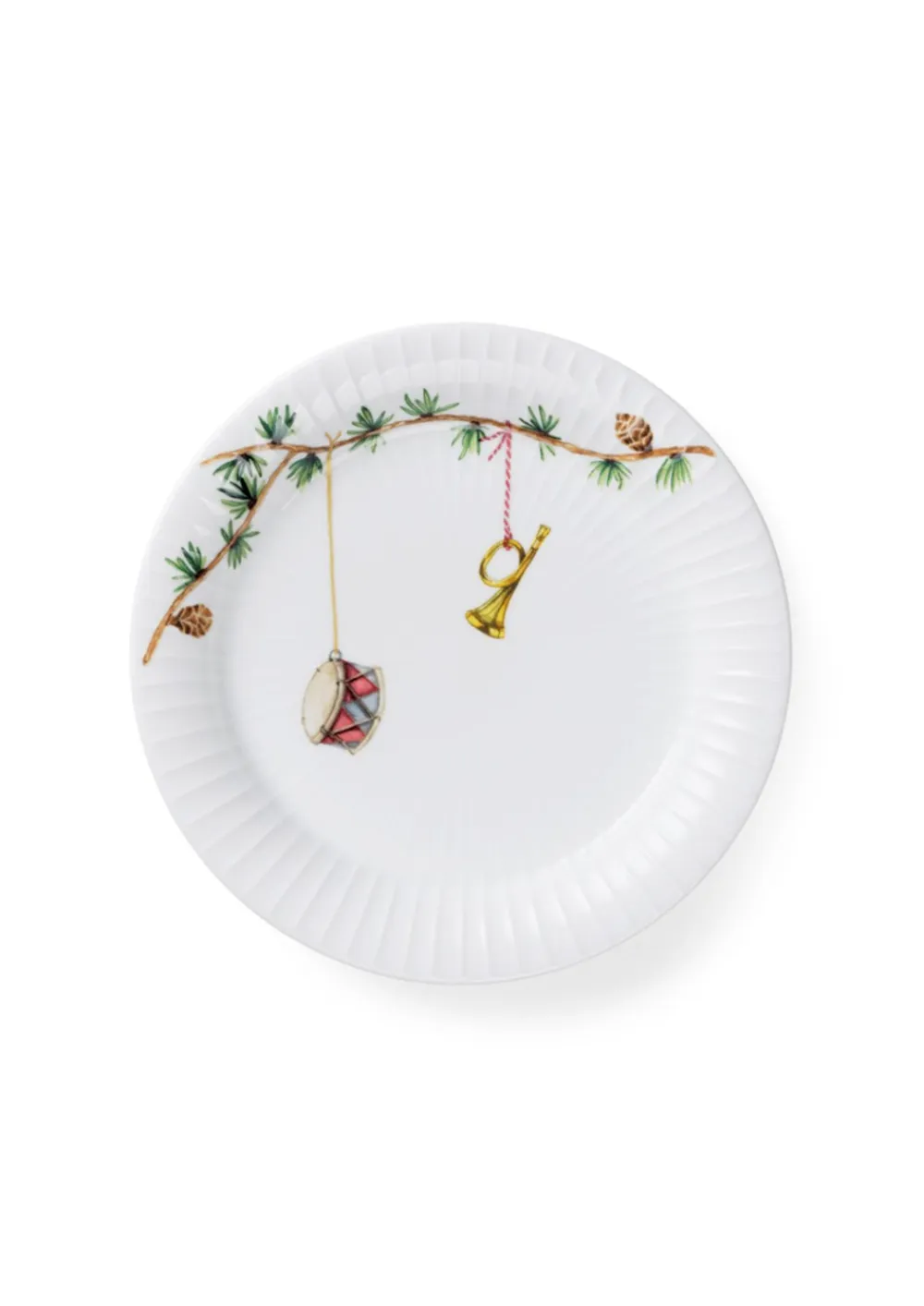 Kähler Hammershøi Jul Desserttallerken, Ø19 cm- Tallerkener