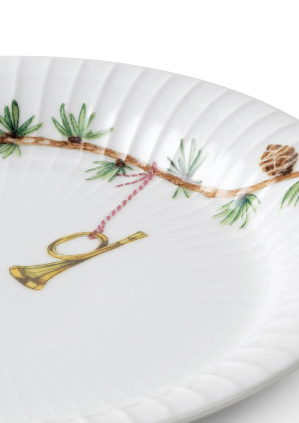Kähler Hammershøi Jul Desserttallerken, Ø19 cm- Tallerkener