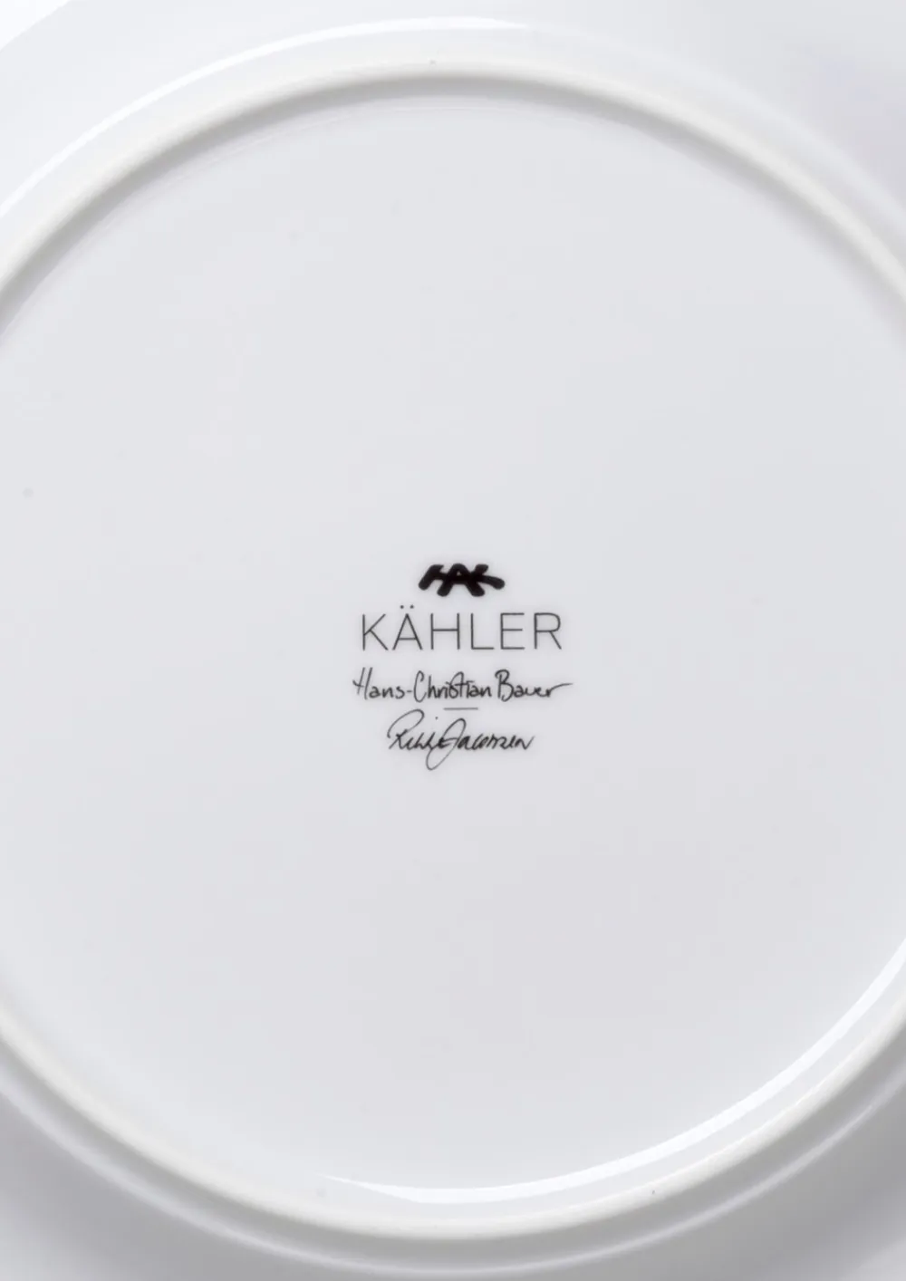 Kähler Hammershøi Jul Desserttallerken, Ø19 cm- Tallerkener