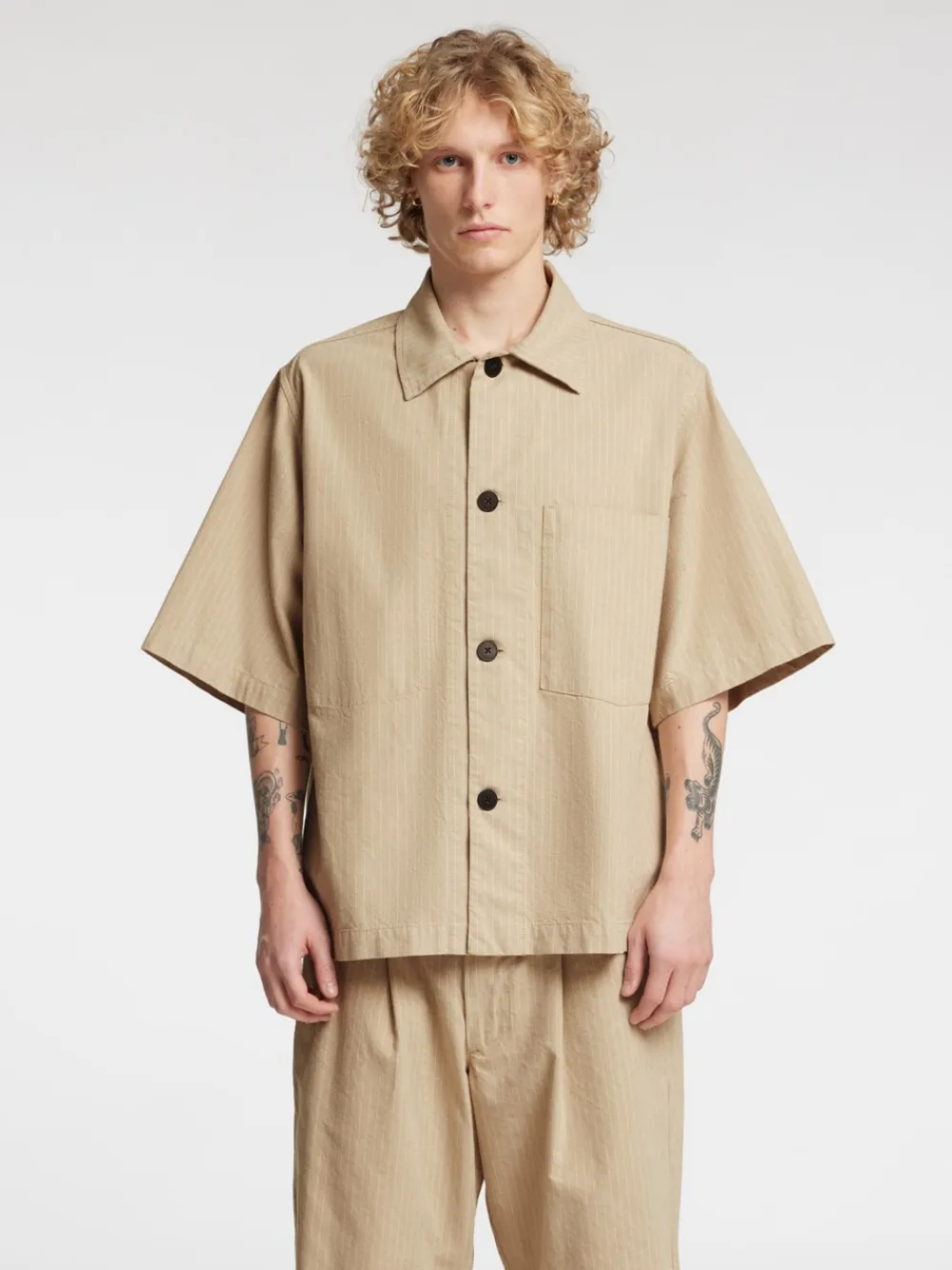 Annarr Harki Kortærmet Overshirt, , M- Overshirts
