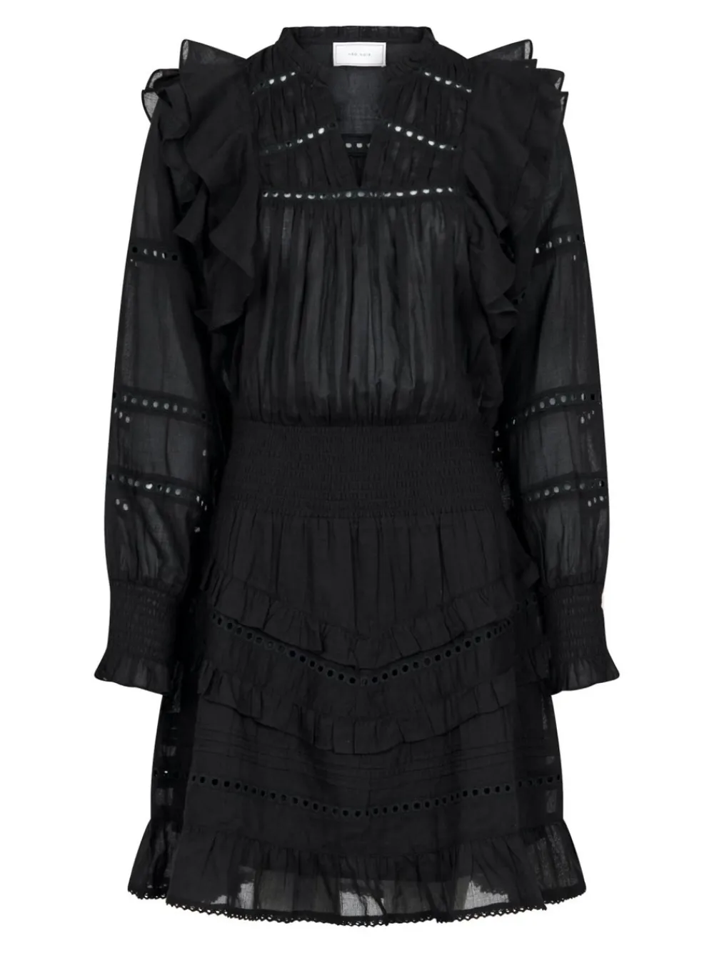 Neo Noir Harmoni S Voile Kjole, , 40-Dame Kjoler