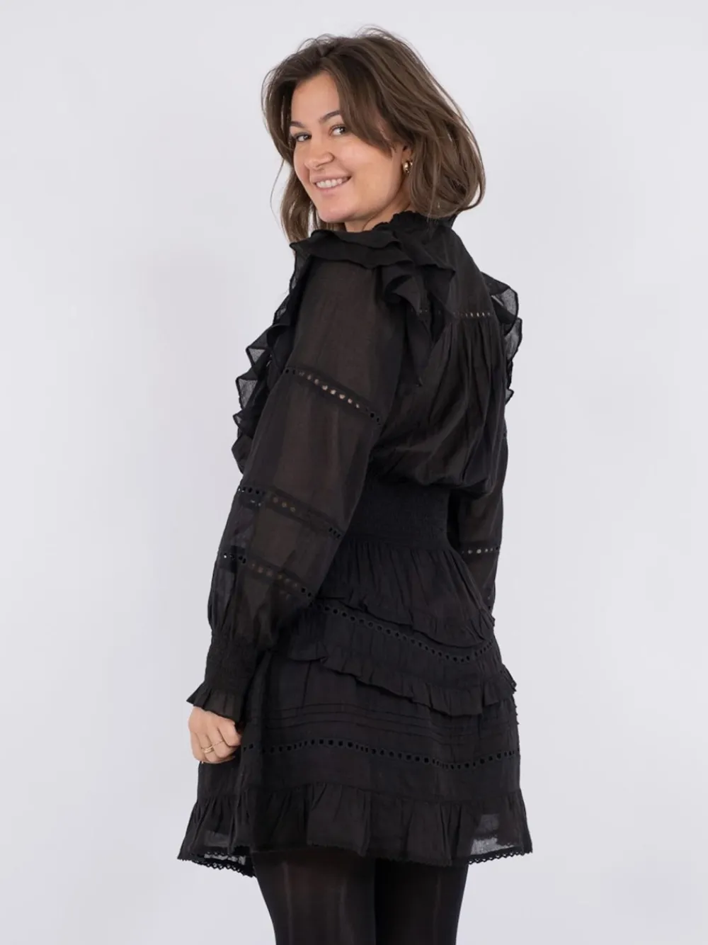 Neo Noir Harmoni S Voile Kjole, , 40-Dame Kjoler