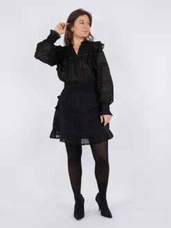 Neo Noir Harmoni S Voile Kjole, , 40-Dame Kjoler
