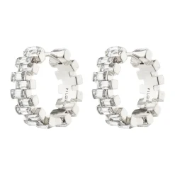 Pilgrim Heli Crystal Hoops,- Smykker