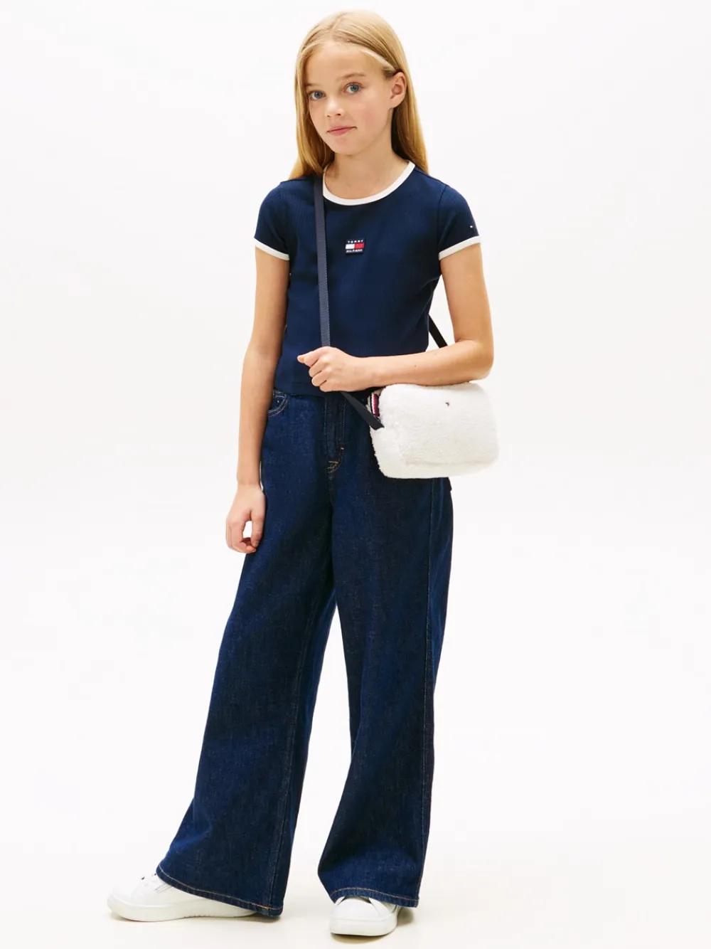Tommy Hilfiger Heritage Flag Top, , 140 cm-Børn T-Shirts & Toppe