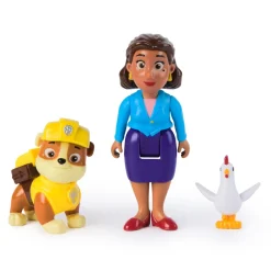 Paw Patrol Hero Pup Mayor Goodway & Rubble Legetøjsfigurer-Børn Legetøjsfigurer & Klodser