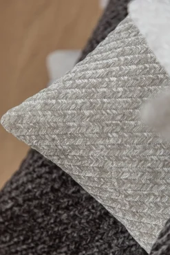 Herringbone Pude, , 45x45 cm Puder