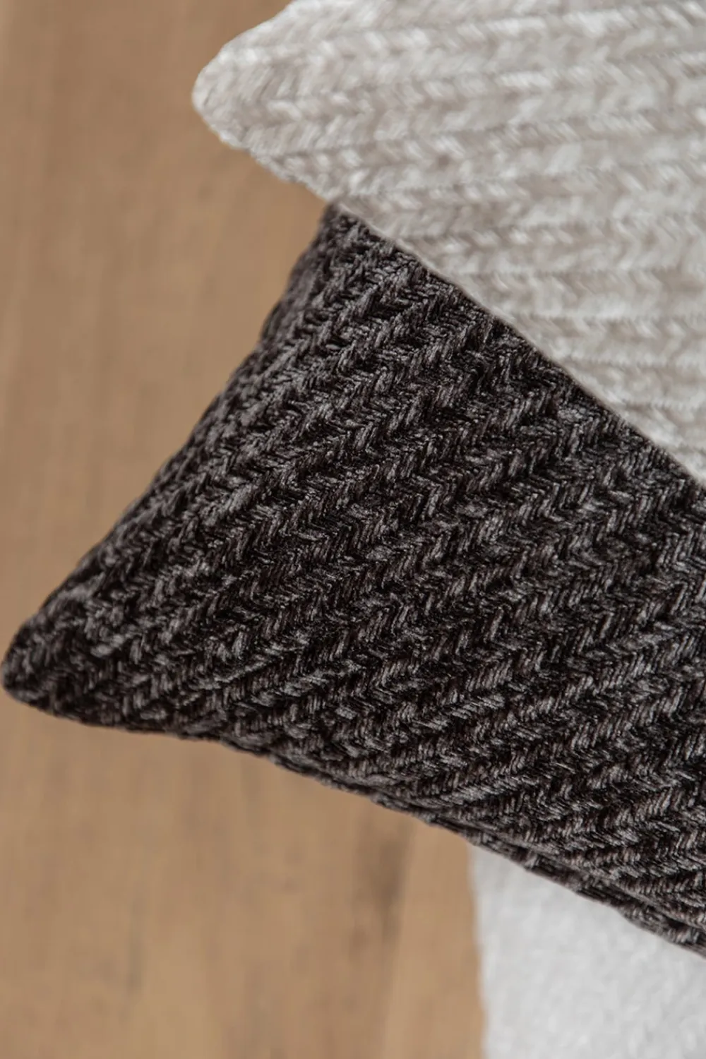 Herringbone Pude, , 45x45 cm Puder