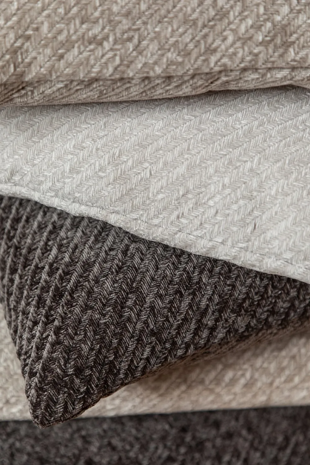 Clearance Herringbone Pude, 45x45 cm Puder
