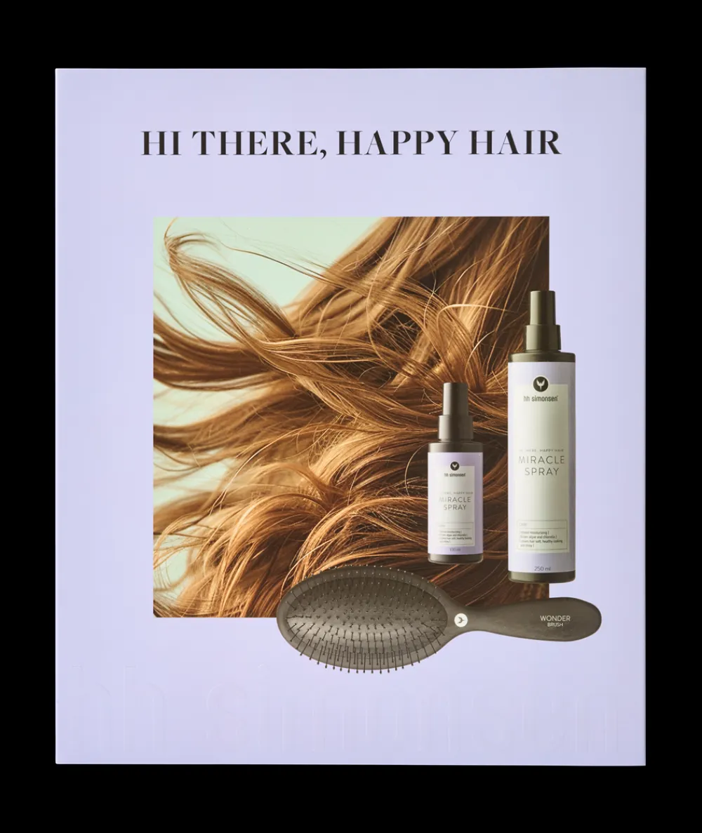 HH Simonsen Hi There, Happy Hair Gaveæske- Gaveæsker Til Hende|Hårpleje