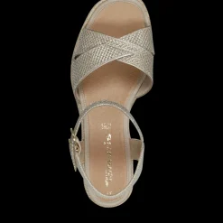 Tamaris Højhælede Wedge Sandaler, , 41-Dame Sandaler|Højhælede Sko