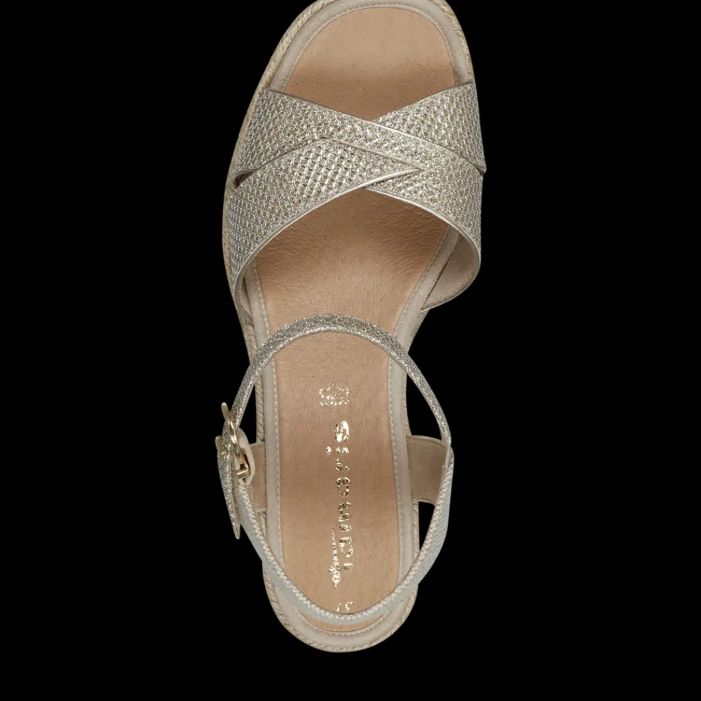 Tamaris Højhælede Wedge Sandaler, , 41-Dame Sandaler|Højhælede Sko