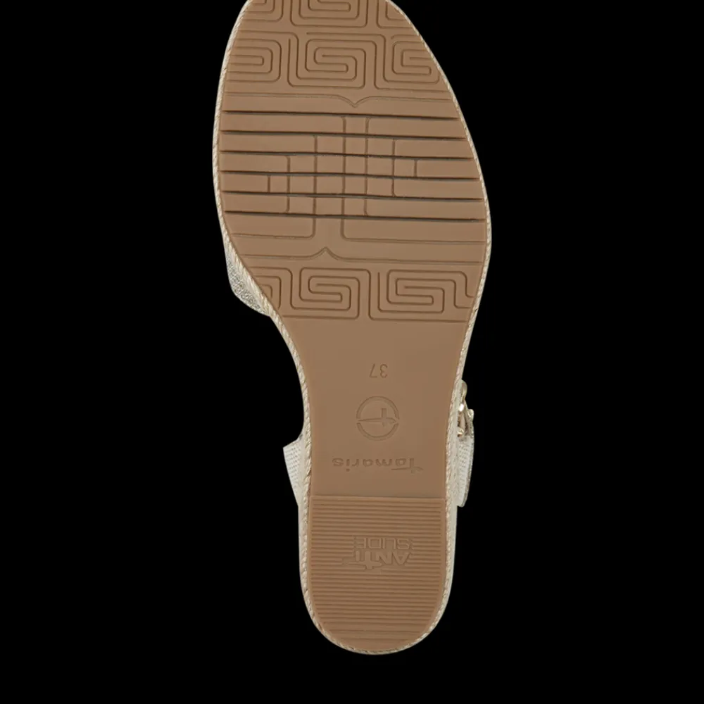 Tamaris Højhælede Wedge Sandaler, , 41-Dame Sandaler|Højhælede Sko