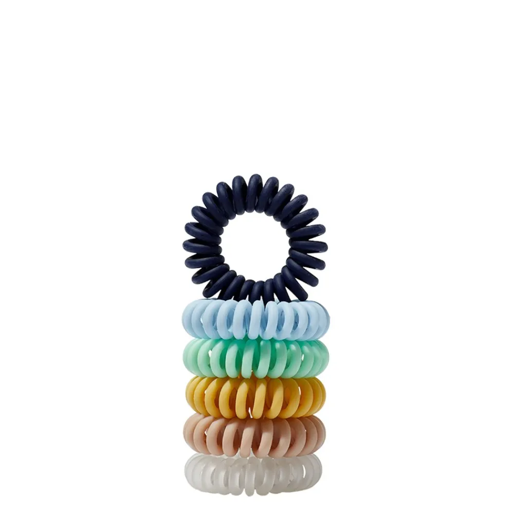 Clearance Hold On Tight Hair Rings 6-Pack, Blue/Green Dame Hårpynt|Tilbehør Til Hår