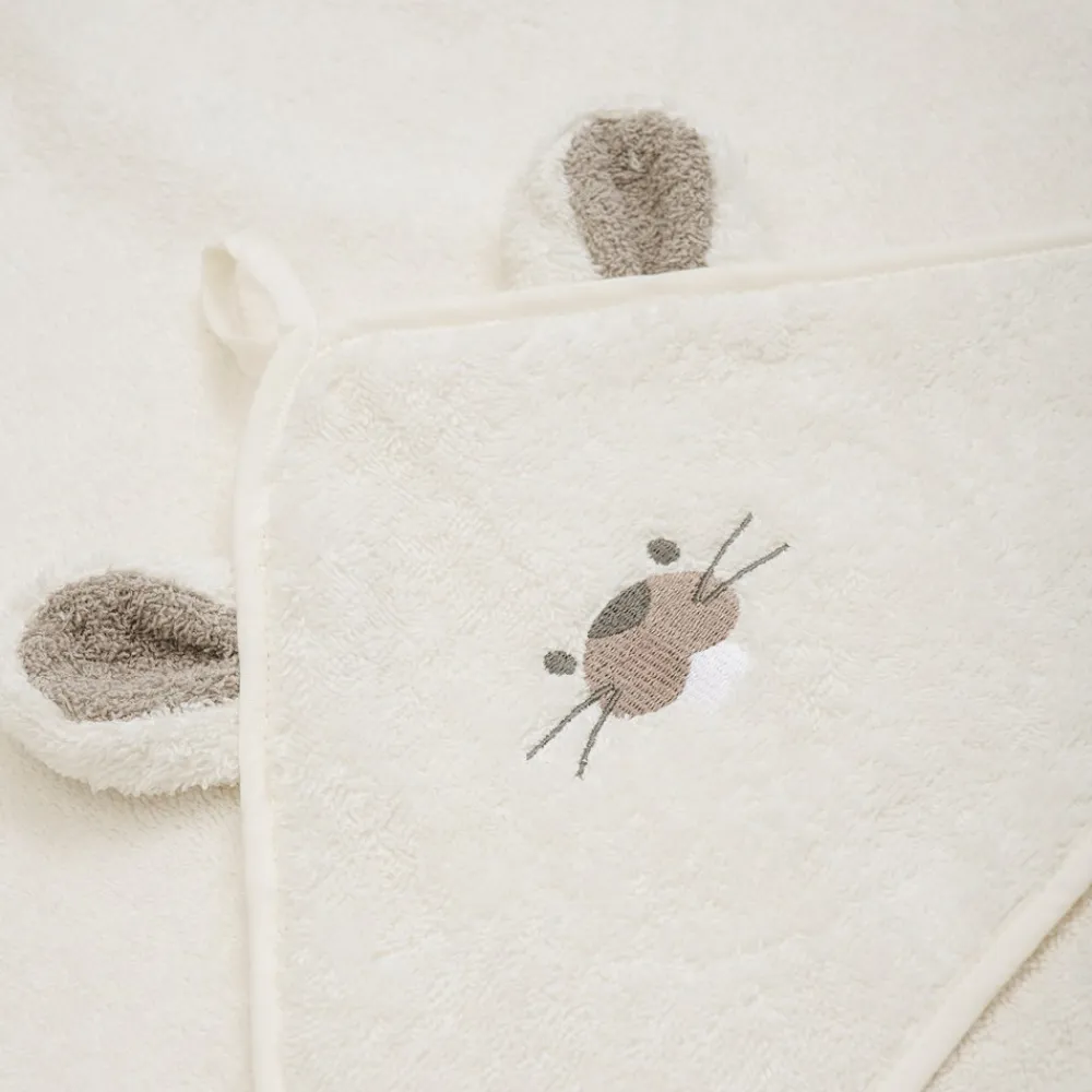 Pippi Hooded Babyhåndklæde,-Børn Håndklæder & Klude