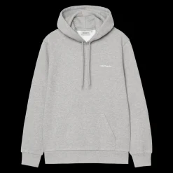 Carhartt WIP Hooded Script Embrodery Sweatshirt, , M- Sweatshirts & Trøjer