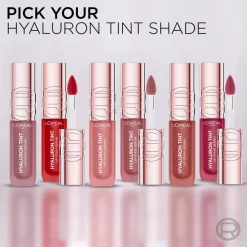 L'Oreal Paris Hyaluron Tint Lip Stain Serum,- Læber