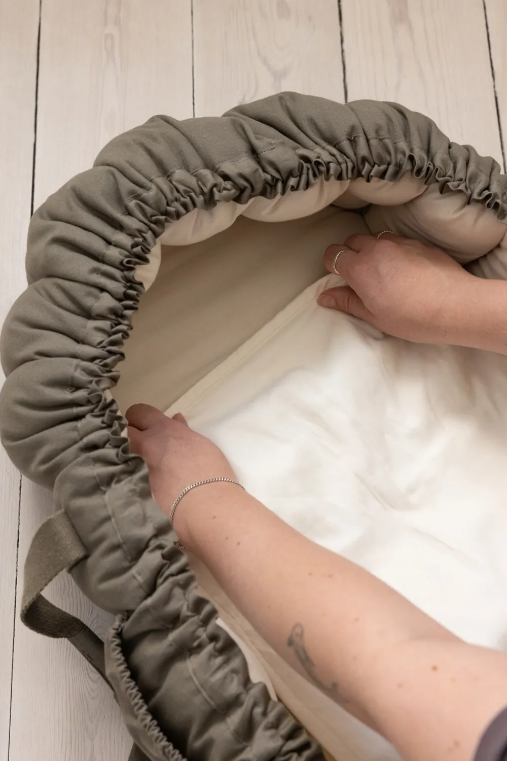 Sebra 3-i-1 Babynest Vådliggerlagen-Børn Sengerand & Babynest|Sengetøj & Tæpper