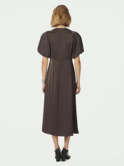 Outlet Illana Heavy Sateen Kjole, , 40 Dame Kjoler