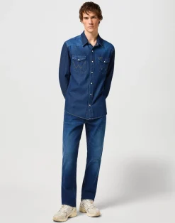Clearance Indigood Icons 27MW Western Skjorte, , 4XL Skjorter