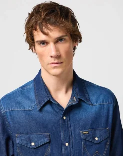 Clearance Indigood Icons 27MW Western Skjorte, , 4XL Skjorter