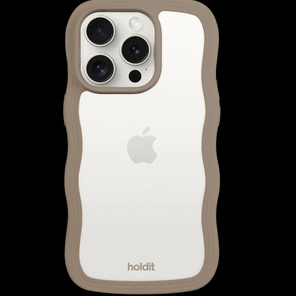Outlet Iphone 15 Pro Max Transparent Wavy Cover, Dame Mobilcovers|Mobilcovers