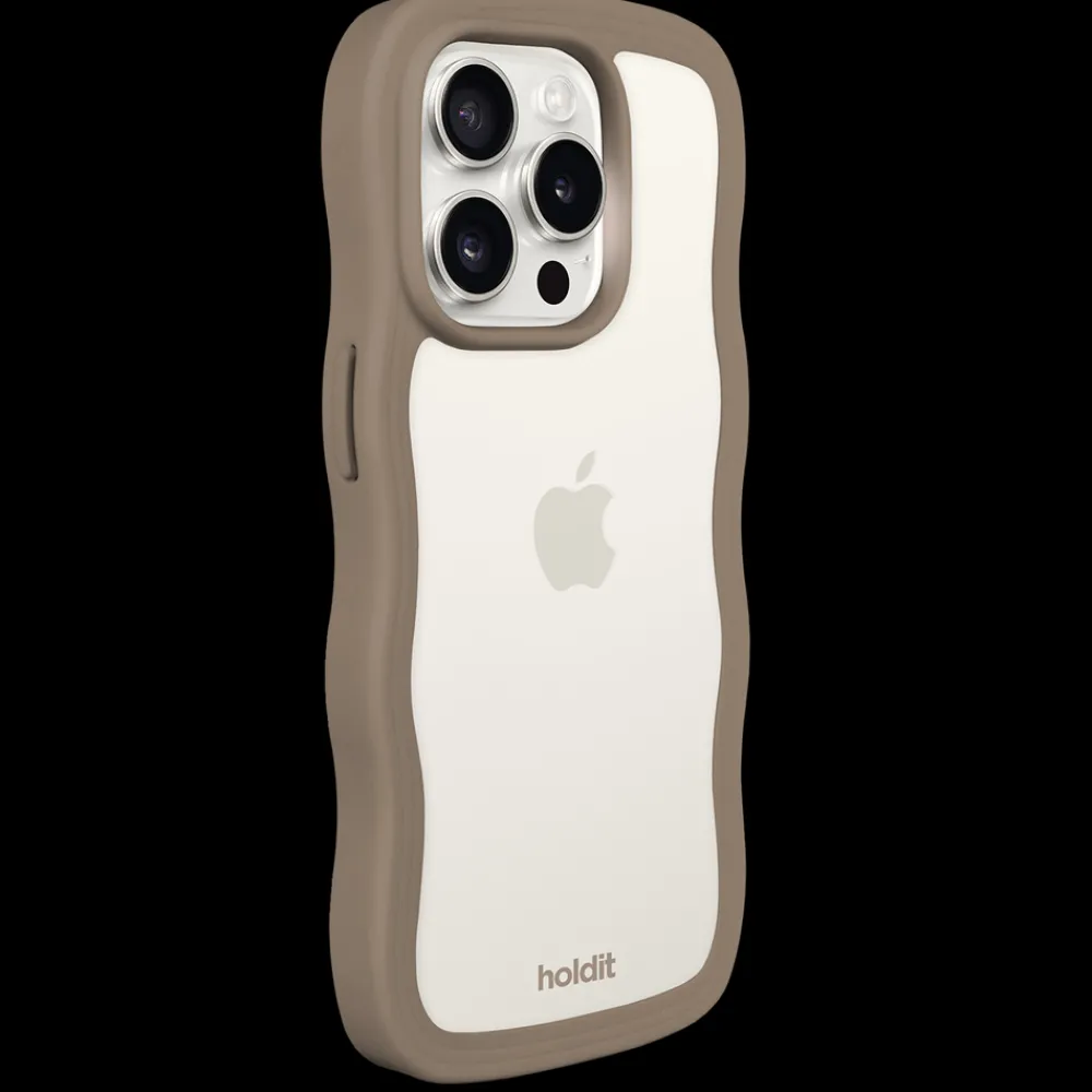 Outlet Iphone 15 Pro Max Transparent Wavy Cover, Dame Mobilcovers|Mobilcovers