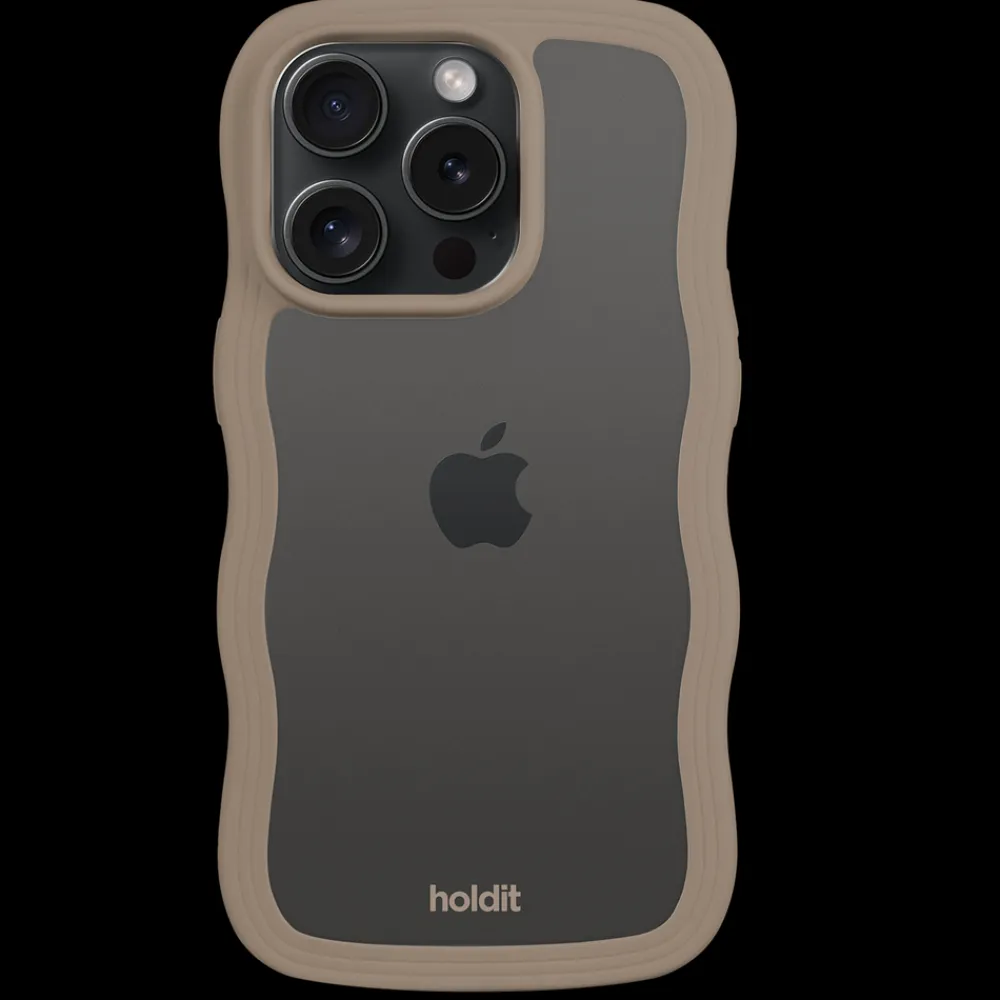 Outlet Iphone 15 Pro Max Transparent Wavy Cover, Dame Mobilcovers|Mobilcovers