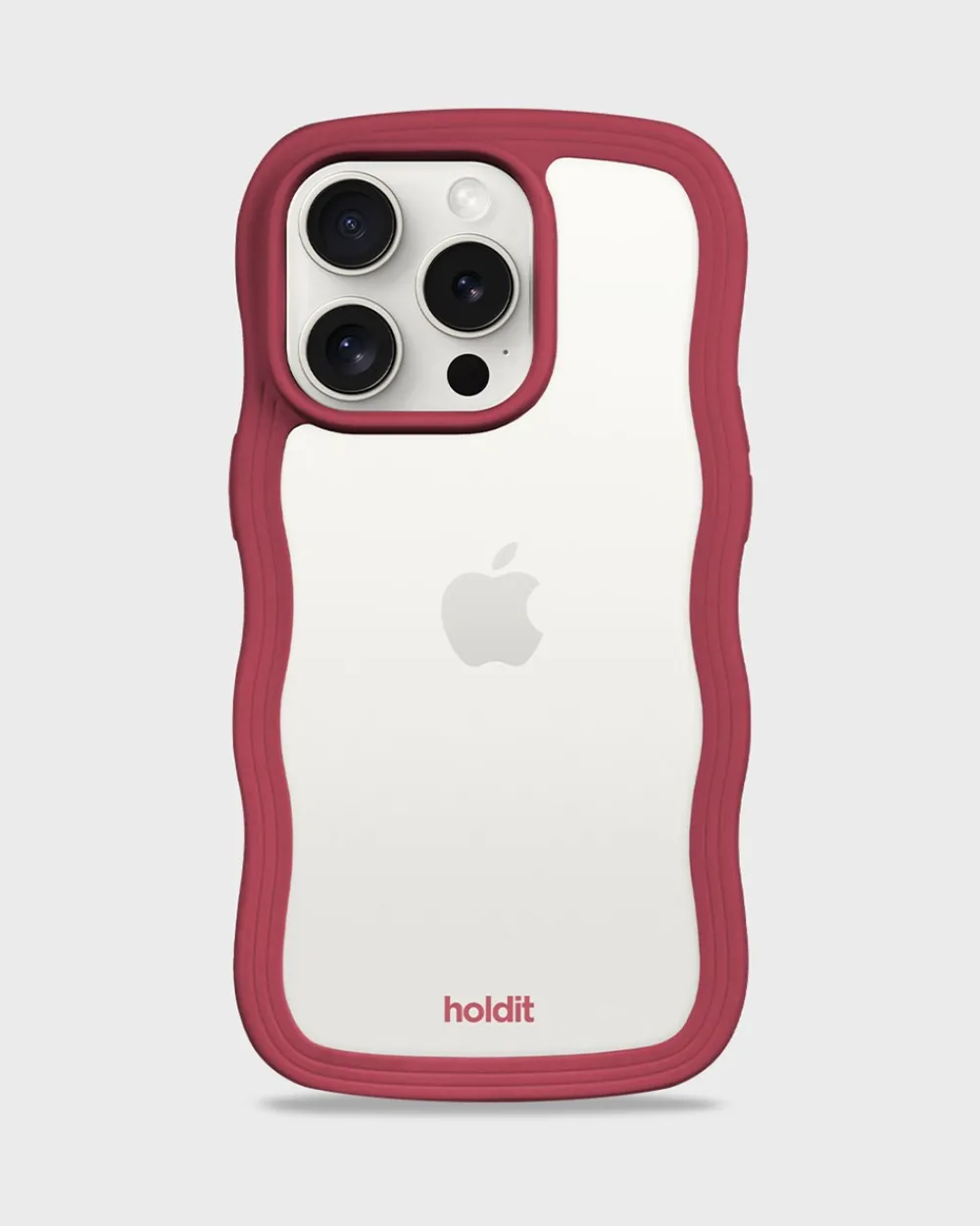 Sale Iphone 15 Pro Transparent Wavy Cover, Dame Mobilcovers|Mobilcovers