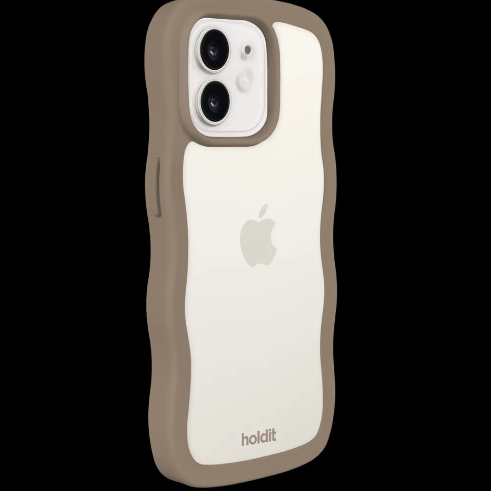 Online Iphone 12/12 Pro Transparent Wavy Cover, Dame Mobilcovers|Mobilcovers
