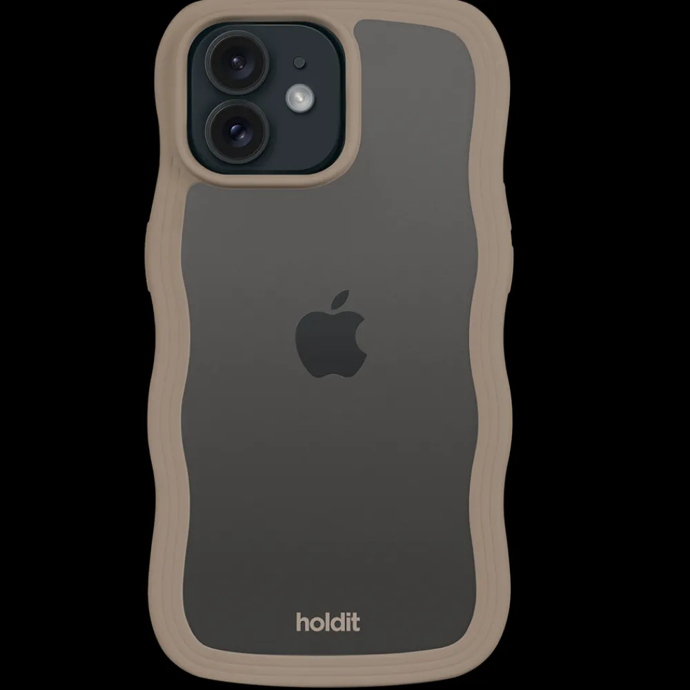 Online Iphone 12/12 Pro Transparent Wavy Cover, Dame Mobilcovers|Mobilcovers
