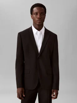Calvin Klein Italian Wool Blend Slim Blazer, , 56- Jakkesæt & Blazere