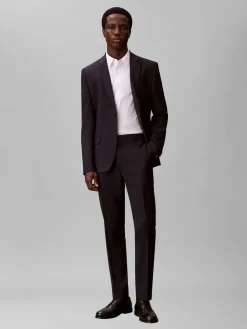 Calvin Klein Italian Wool Blend Slim Habitbukser, , 56- Jakkesæt & Blazere