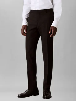 Hot Italian Wool Blend Slim Habitbukser, , 56 Jakkesæt & Blazere