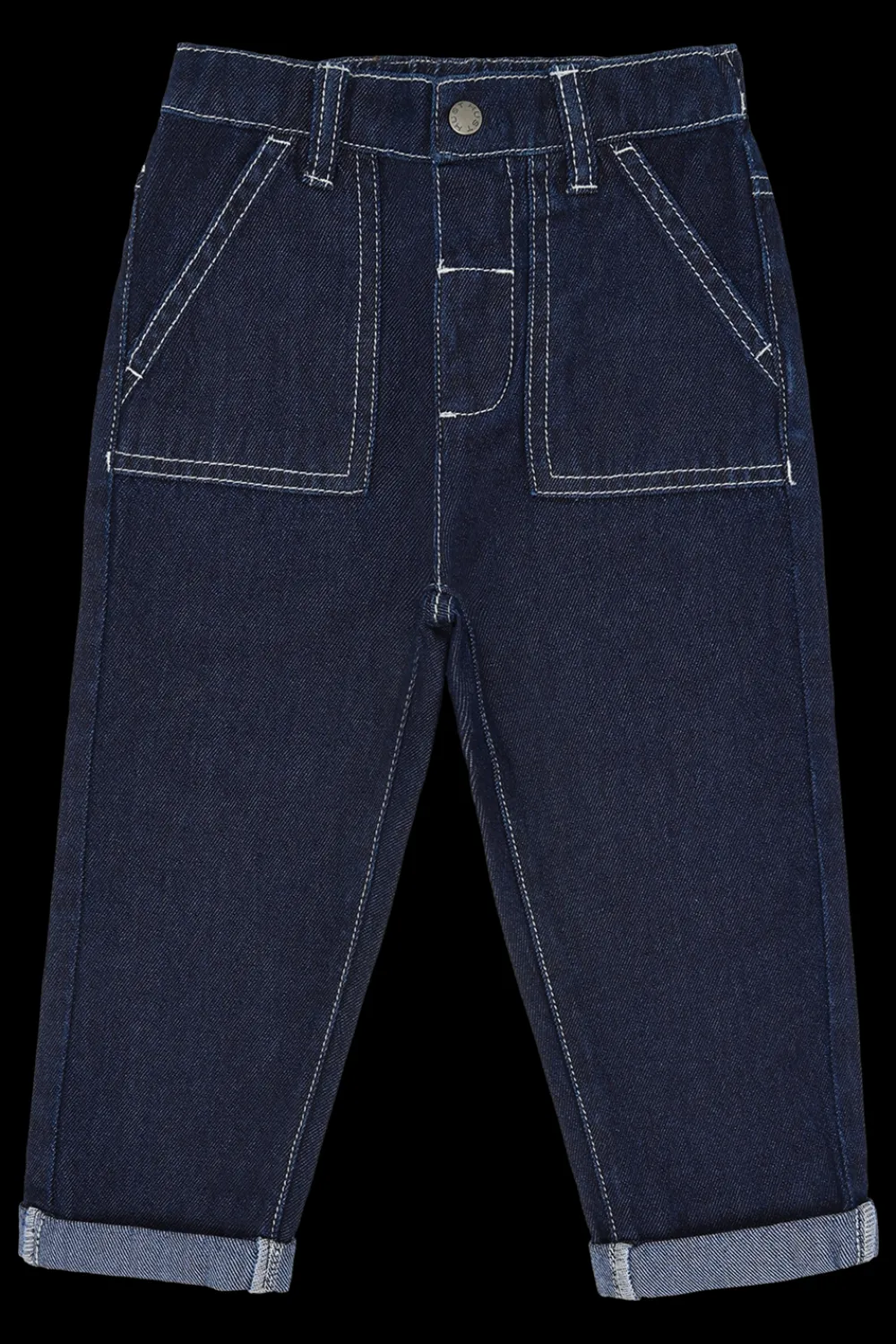 Hust & Claire James Dark Jeans, , 128 cm-Børn Jeans