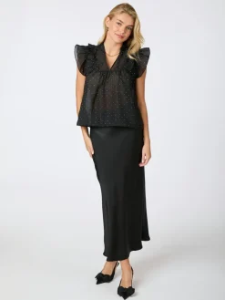 Neo Noir Jayla Bedazzled Top, , 36-Dame Bluser & Skjorter