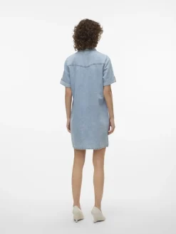 Hot Jennie Denimkjole, , S Dame Kjoler