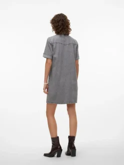 Hot Jennie Denimkjole, , XS Dame Kjoler