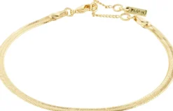 Discount Joanna Flat Snake Chain Armbånd, , 16 cm Dame Armbånd