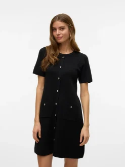 Vero Moda Johanna Strikkjole, , M-Dame Strik & Sweatshirts|Kjoler