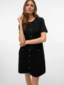 Vero Moda Johanna Strikkjole, , M-Dame Strik & Sweatshirts|Kjoler