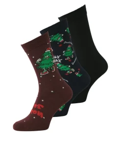 Best Jolly Giftbox Xmas Tree 3-pak Strømper, , 38-43 Børn Sokker & Strømper