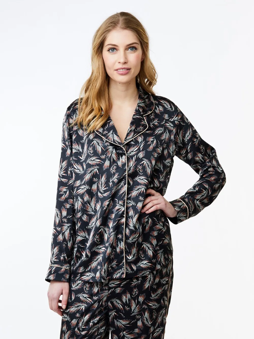 CCDK Josephine Pyjamasskjorte, , S-Dame Loungewear