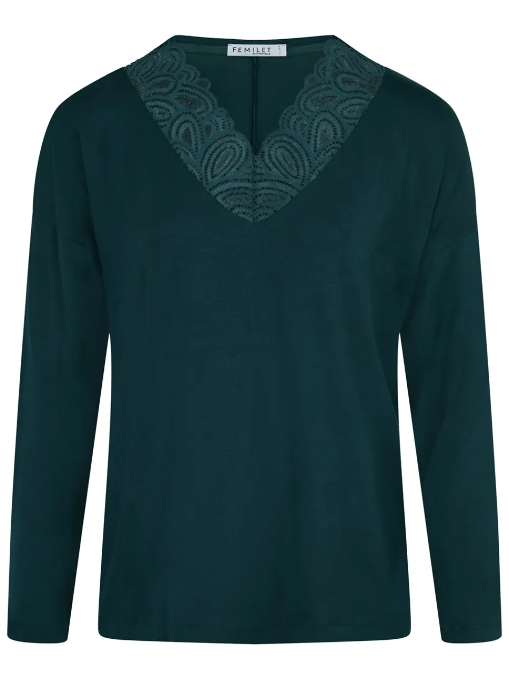 Femilet Josie Langærmet Bluse, , 42-Dame Loungewear