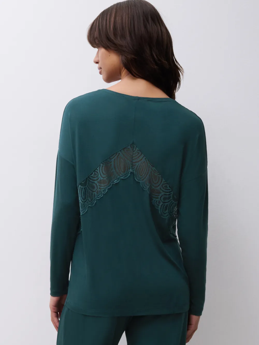 Femilet Josie Langærmet Bluse, , 42-Dame Loungewear